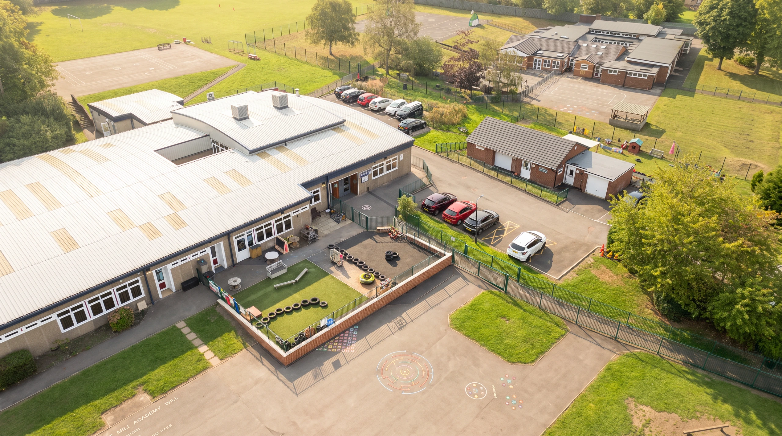 Architectural design services for a nursery conversion, internal remodelling and external works for HCAT at The Mill Academy, Barnsley